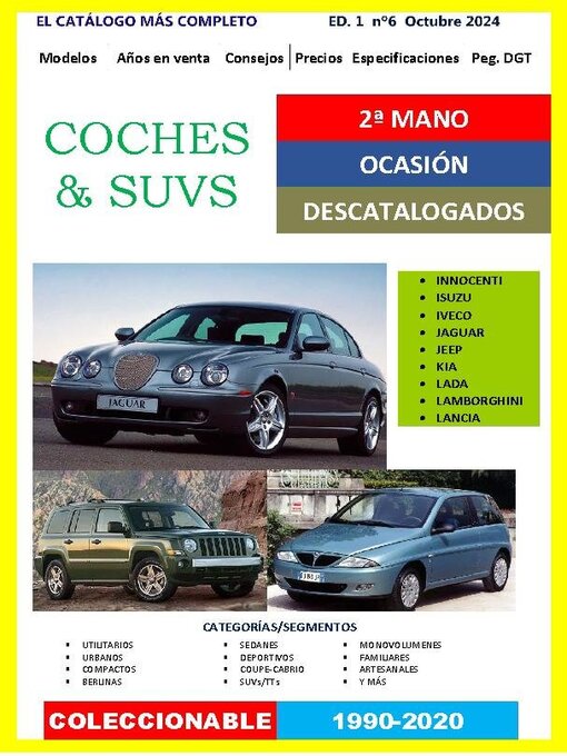 Title details for Coches & Suvs 2ª Mano by Auto Catalogo Nacional - Available